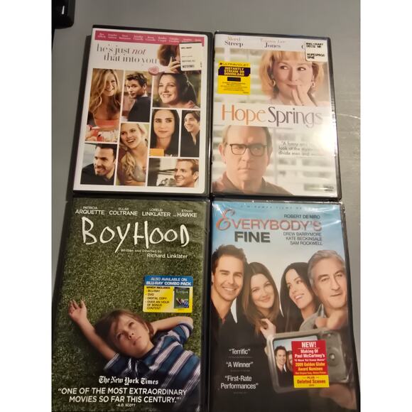 4 DVDs titles in‎ Description - Picture 1 of 3